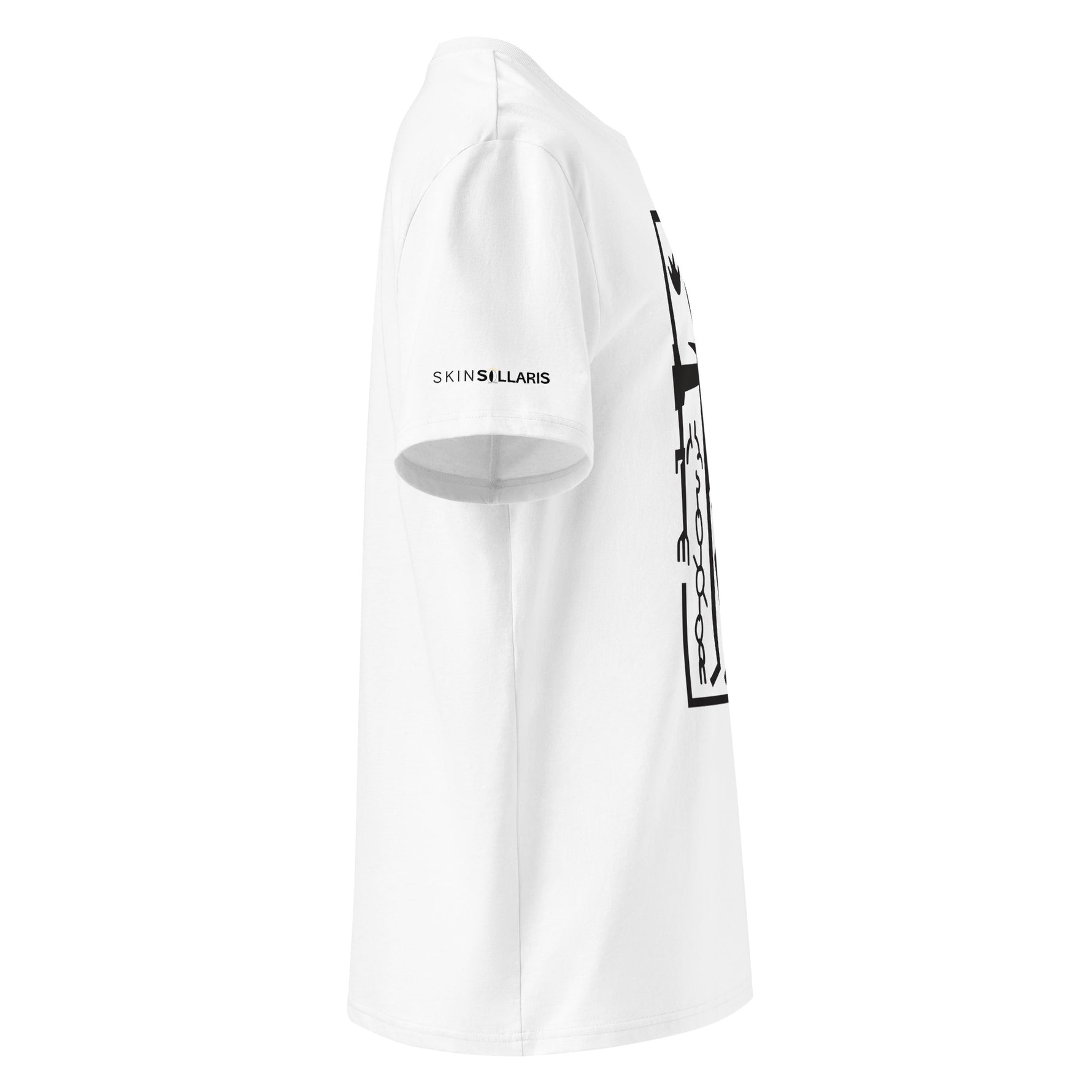 Koszulka ekologiczna unisex biała