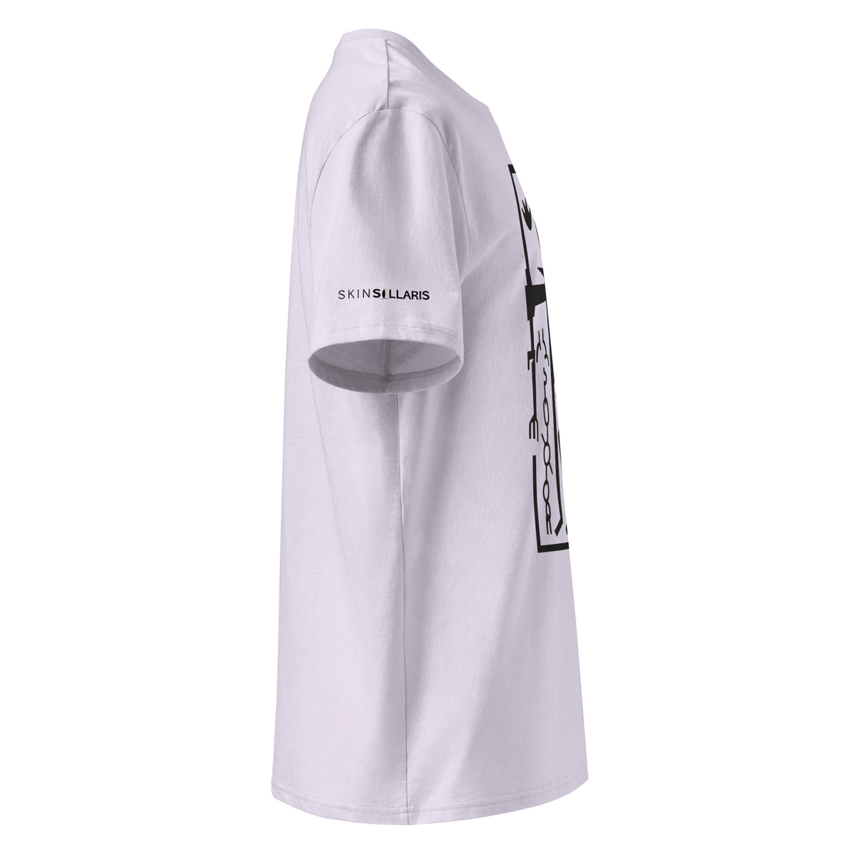 Koszulka ekologiczna unisex fioletowa
