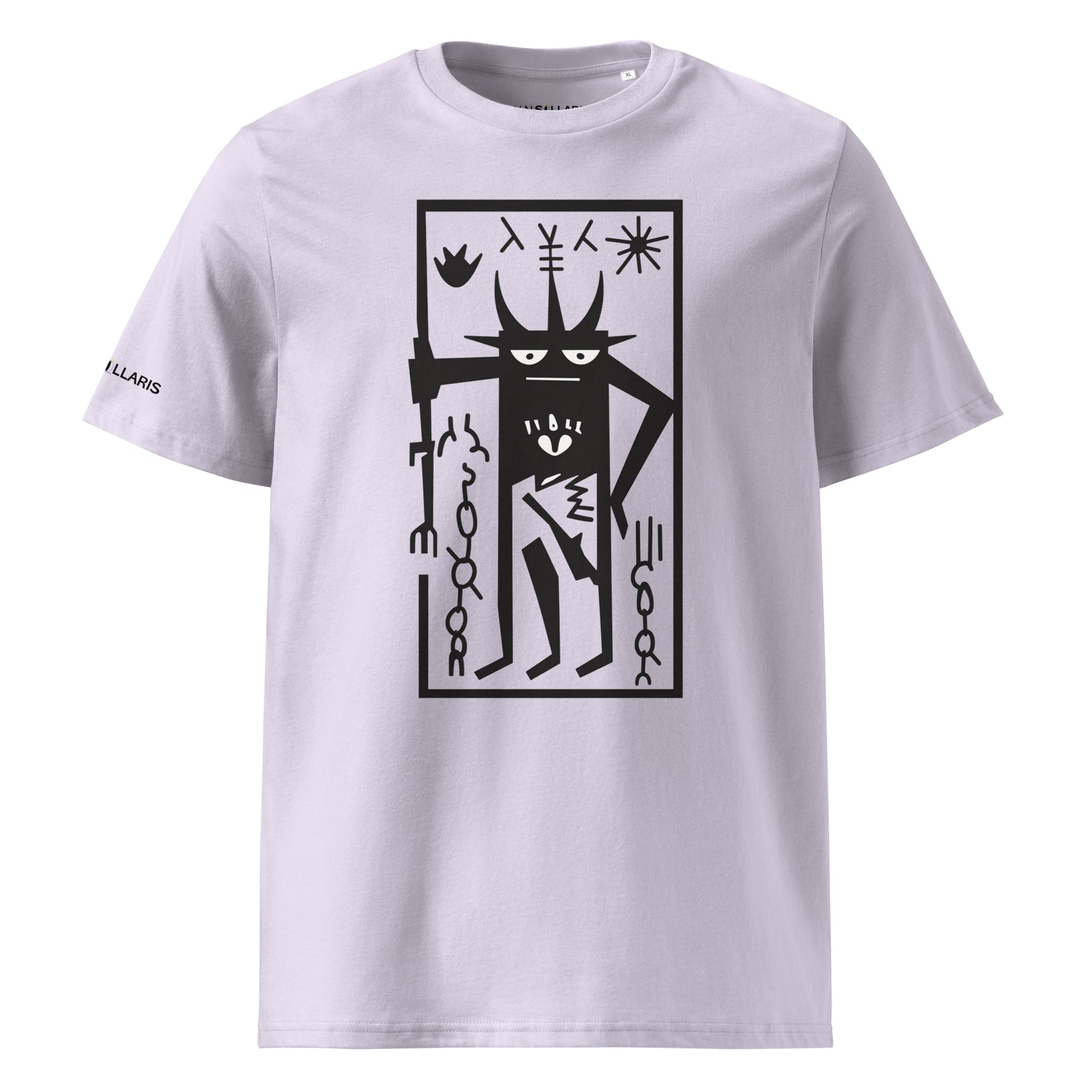 Koszulka ekologiczna unisex fioletowa
