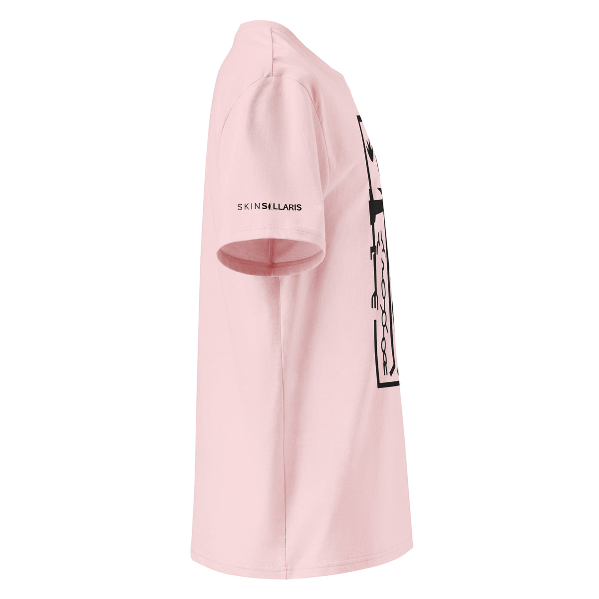 Koszulka ekologiczna unisex różowa