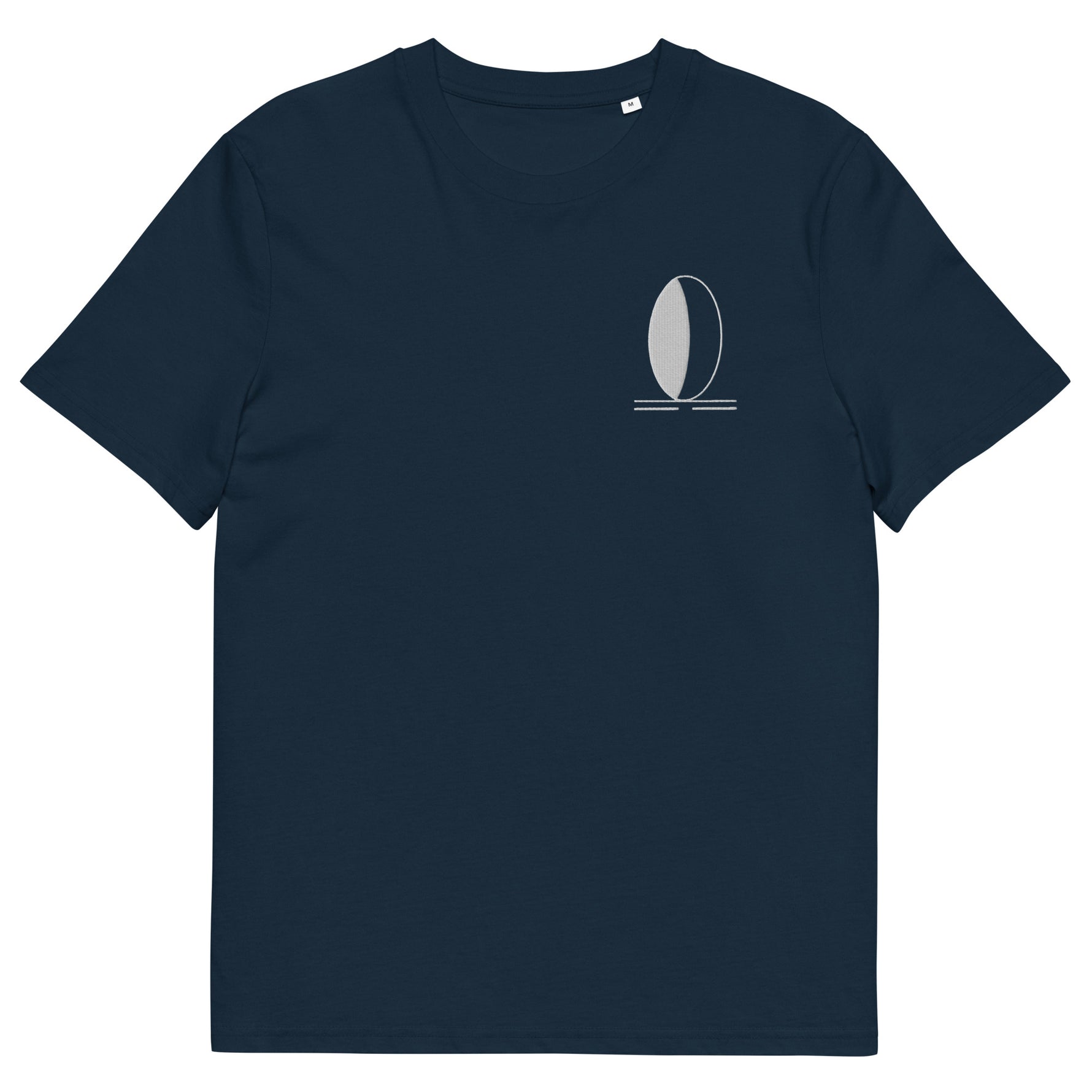 Ekologiczny T-shirt z Białym Logo Skinsollaris
