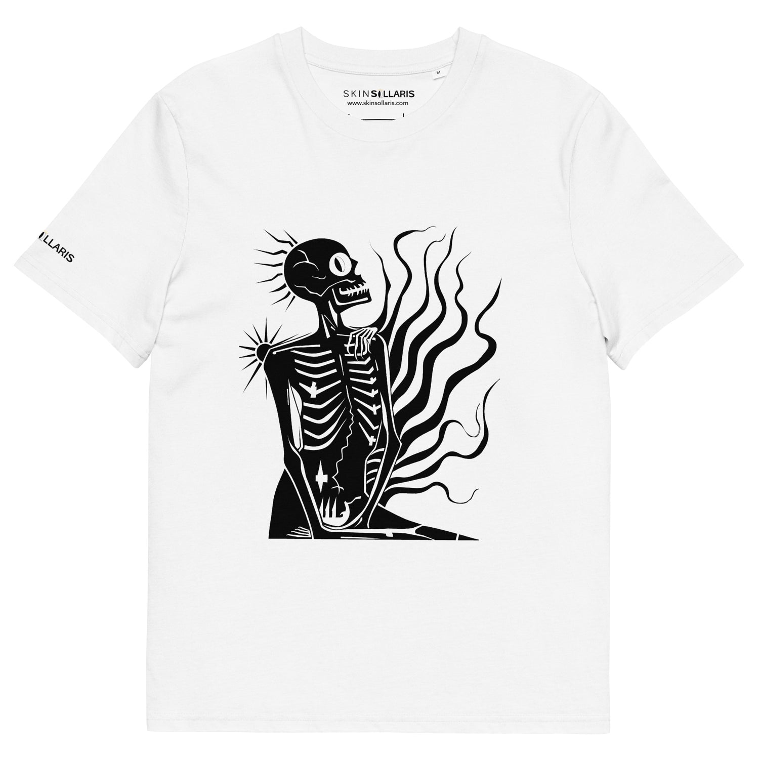 Koszulka ekologiczna unisex szkielet