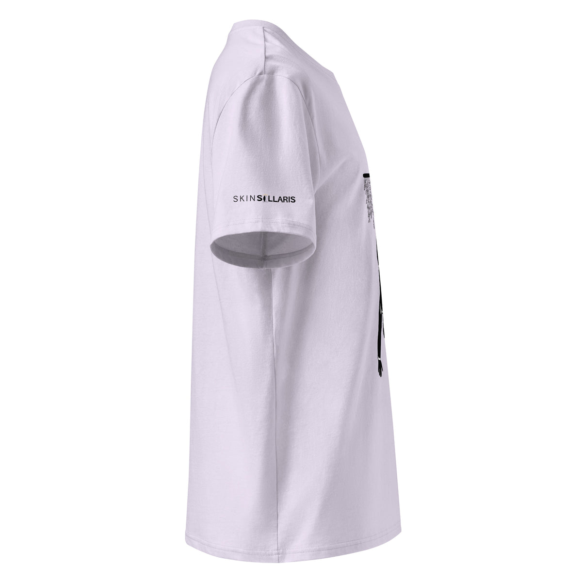 Koszulka organiczna unisex oddychaj fioletowa