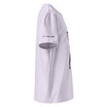 Koszulka organiczna unisex oddychaj fioletowa
