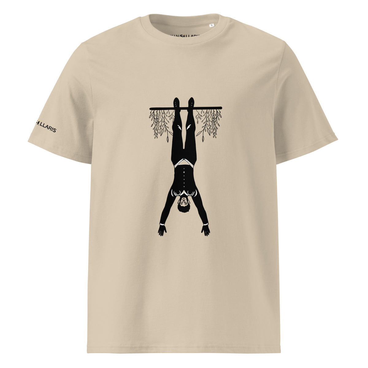Koszulka organiczna unisex oddychaj beżowa