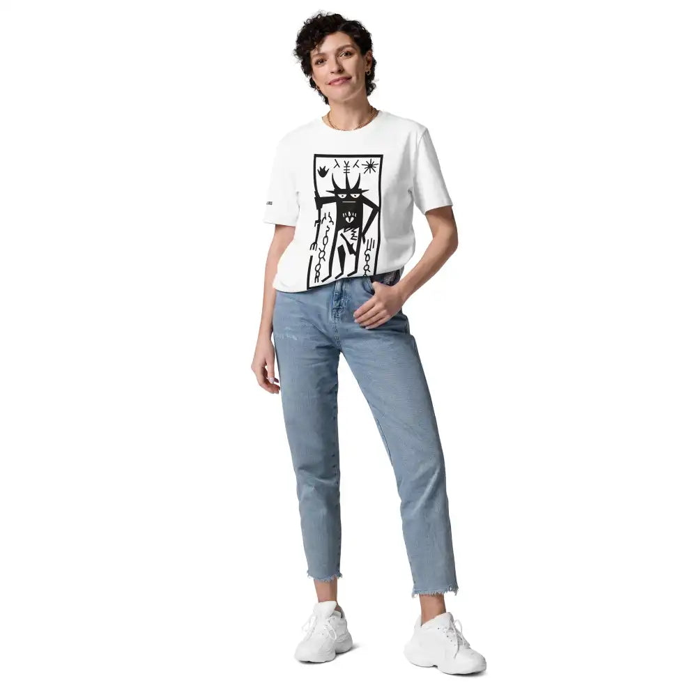 Koszulka ekologiczna unisex biała