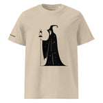 T-shirt z bawełny ekologicznej Eremita bezowy