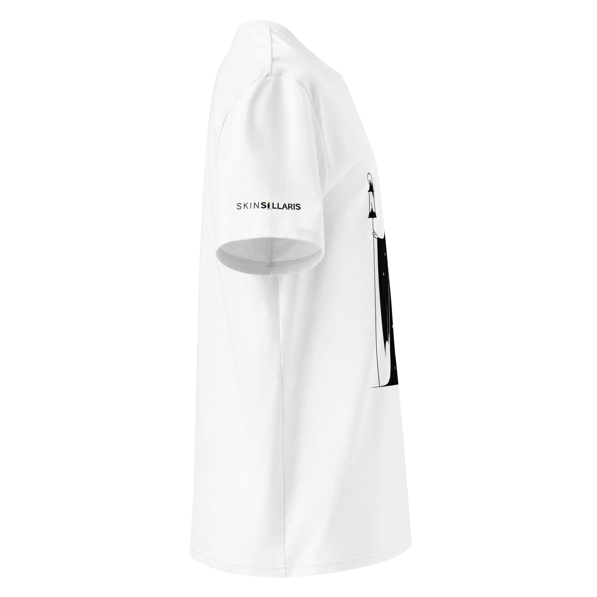T-shirt z bawełny ekologicznej Eremita biały 