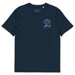 Ekologiczny T-shirt Inspirowany Morzem granatowy