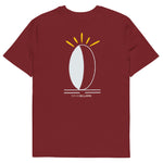 T-shirt Ekologiczny z białym, dużym Logo na Plecach