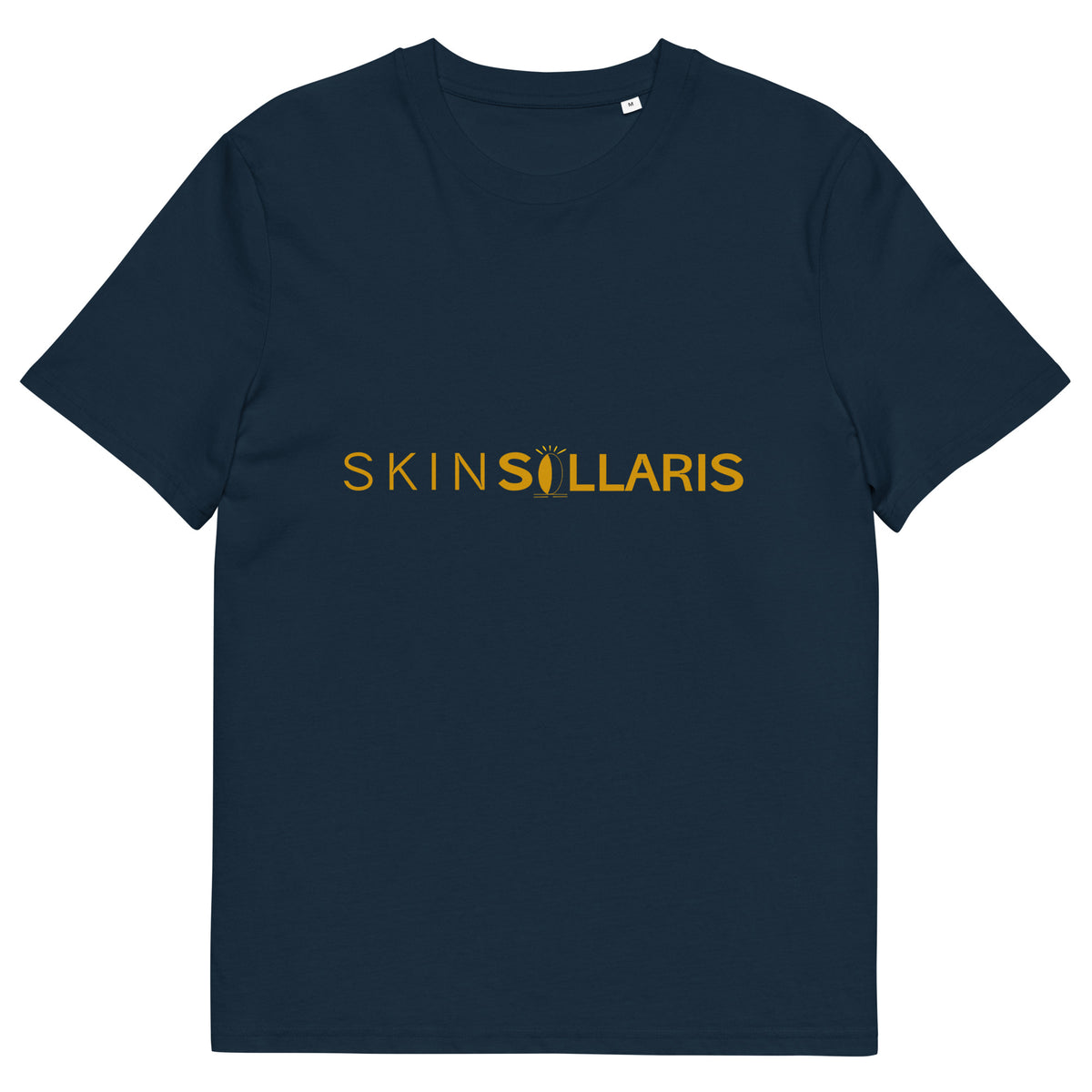T-shirt Ekologiczny z żółtym Logo Skinsollaris 