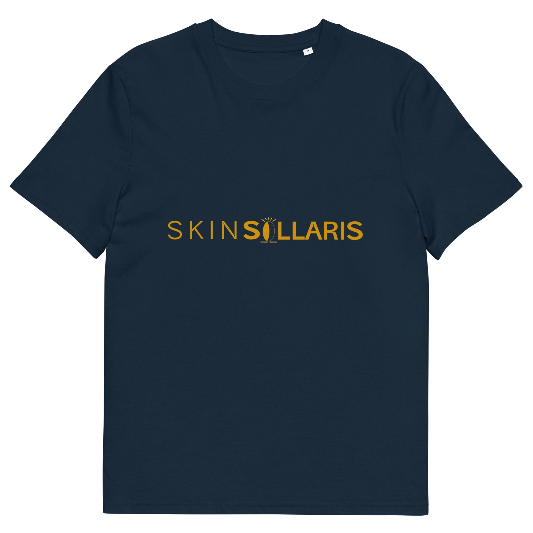 T-shirt Ekologiczny z żółtym Logo Skinsollaris 