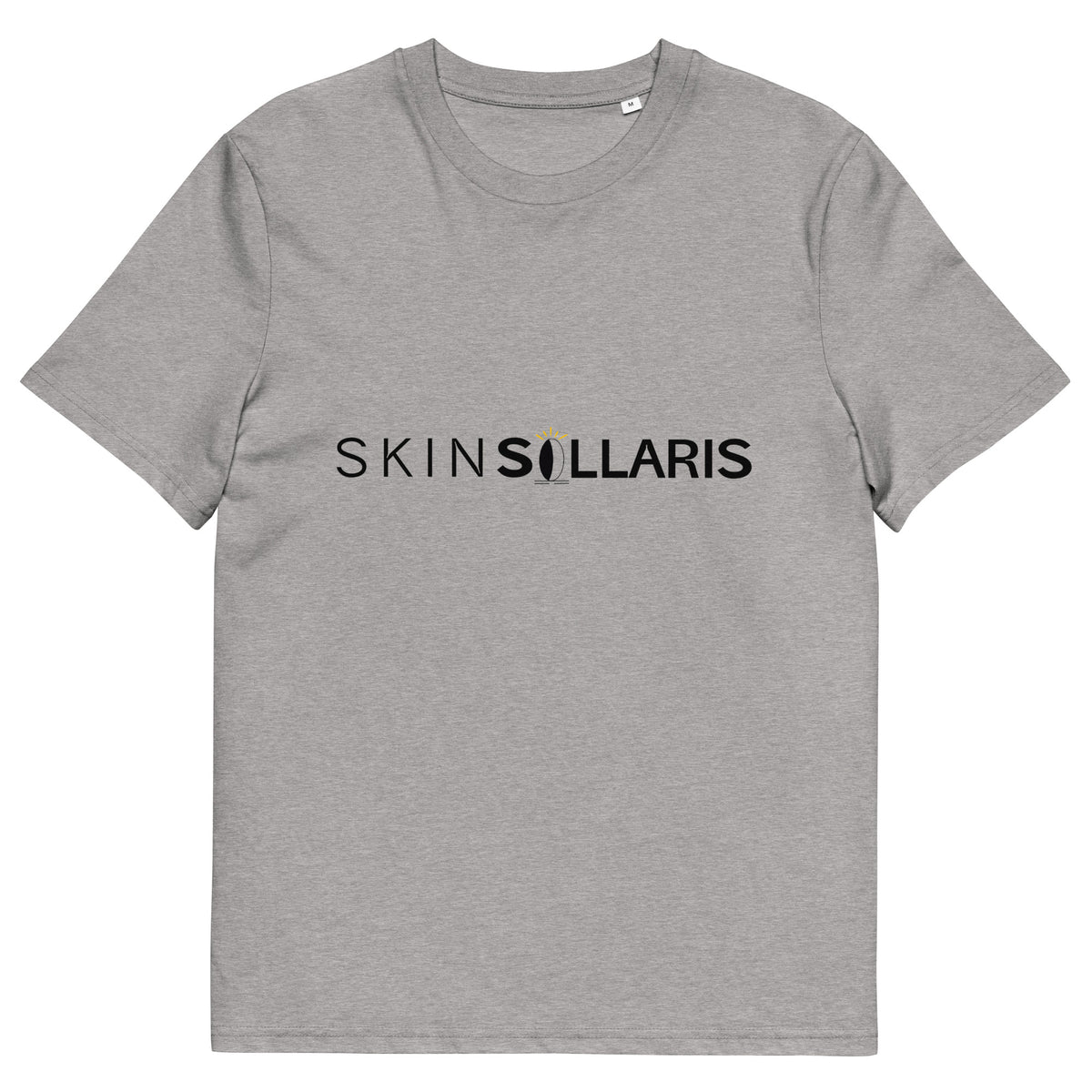 Ekologiczny T-shirt z czarnym logo Skinsollaris