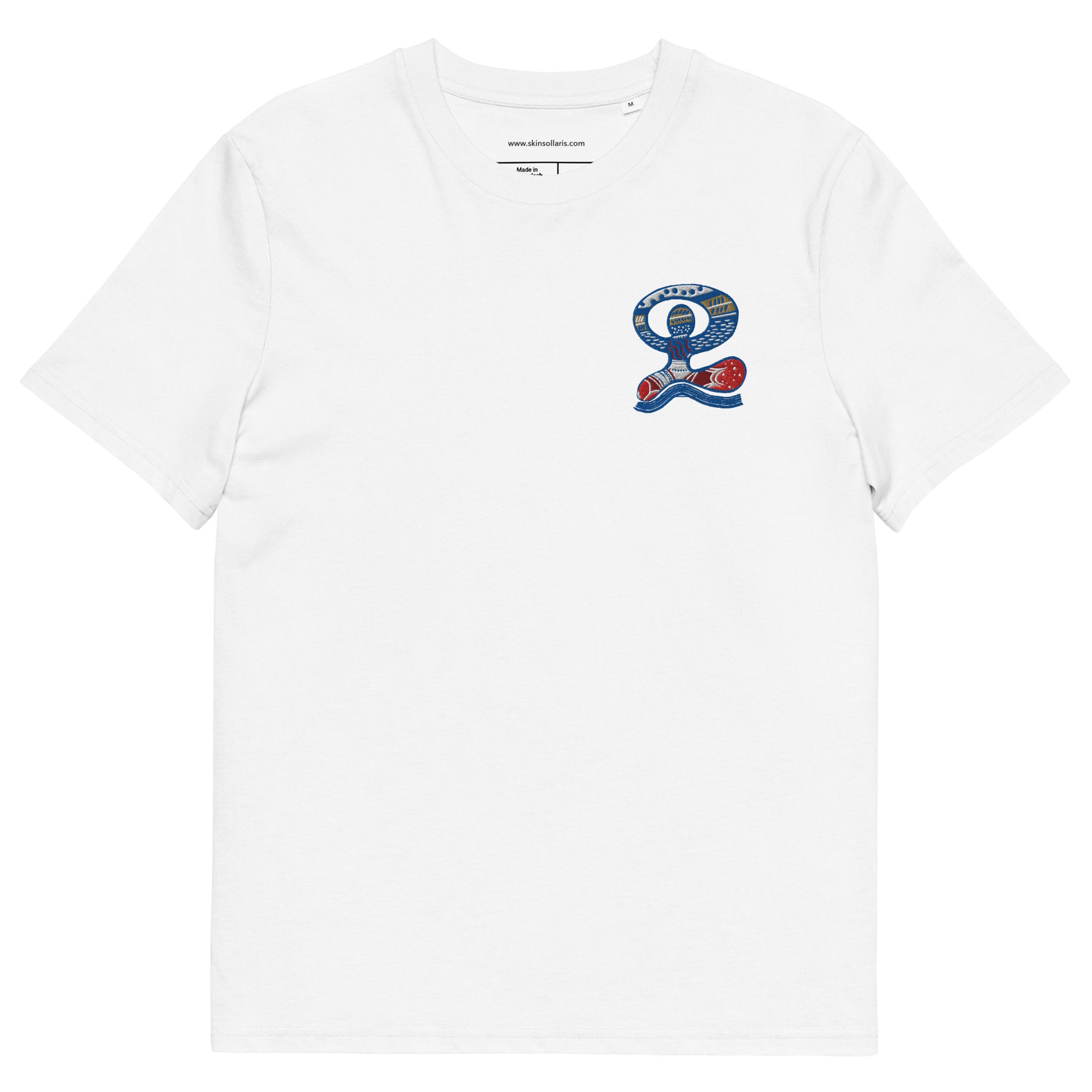 Ekologiczny T-shirt Inspirowany Morzem bialy