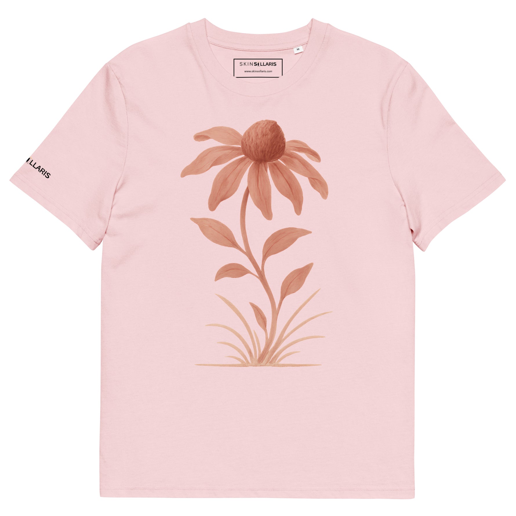 Ekologiczny t-shirt z nadrukiem Echinacea